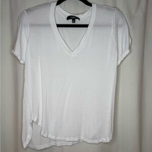 LuLus White V-Neck Women's Top